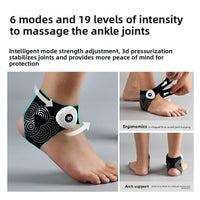 Ankle Support EMS Massager with Remote Control